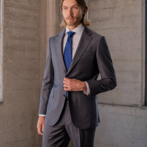 Two Button Grey Suit